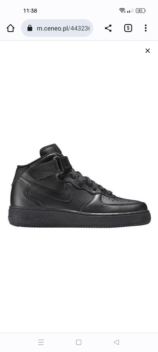 Buty Air Force 1 roz 37,5