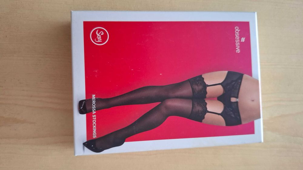 Ponczochy czarne rozmiar S/M