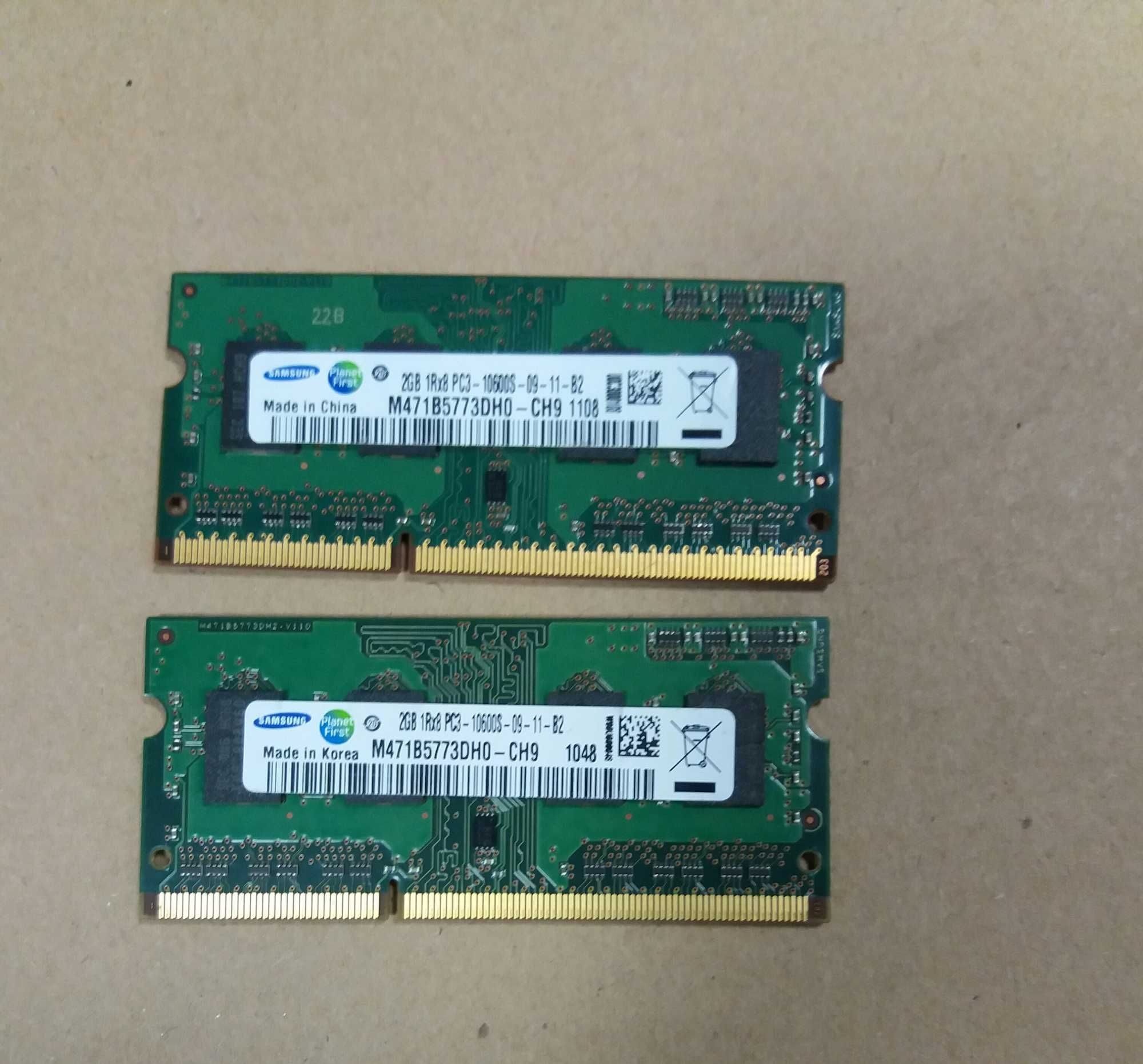 Pamiec RAM 4 GB 2x2GB DDR3 Samsung PC3 10600S
