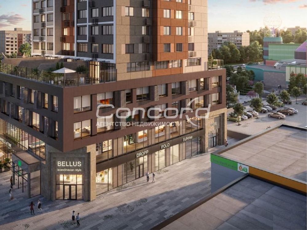 Оболонський просп., 6-А. ЖК "Obolon Plaza". Двокімнатна