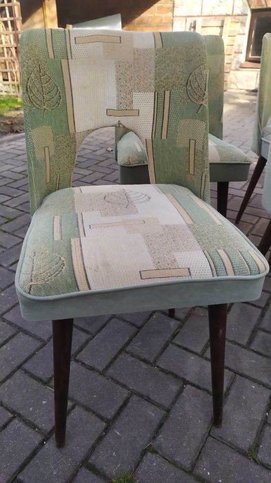 Krzesło muszelka typ 1020 PRL lata 60-te