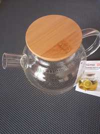 Чайник для зааарки чая и кофе-термостойкое стекло