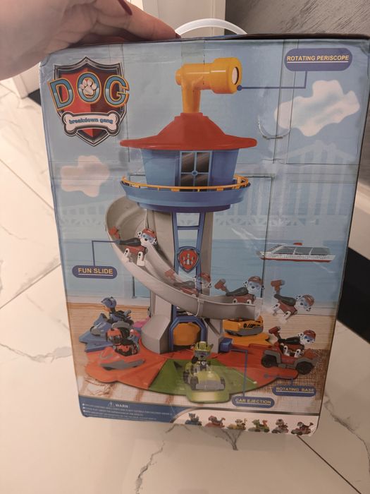 Nowa baza psi patrol pieski sky chase rider zabawka paw patrol