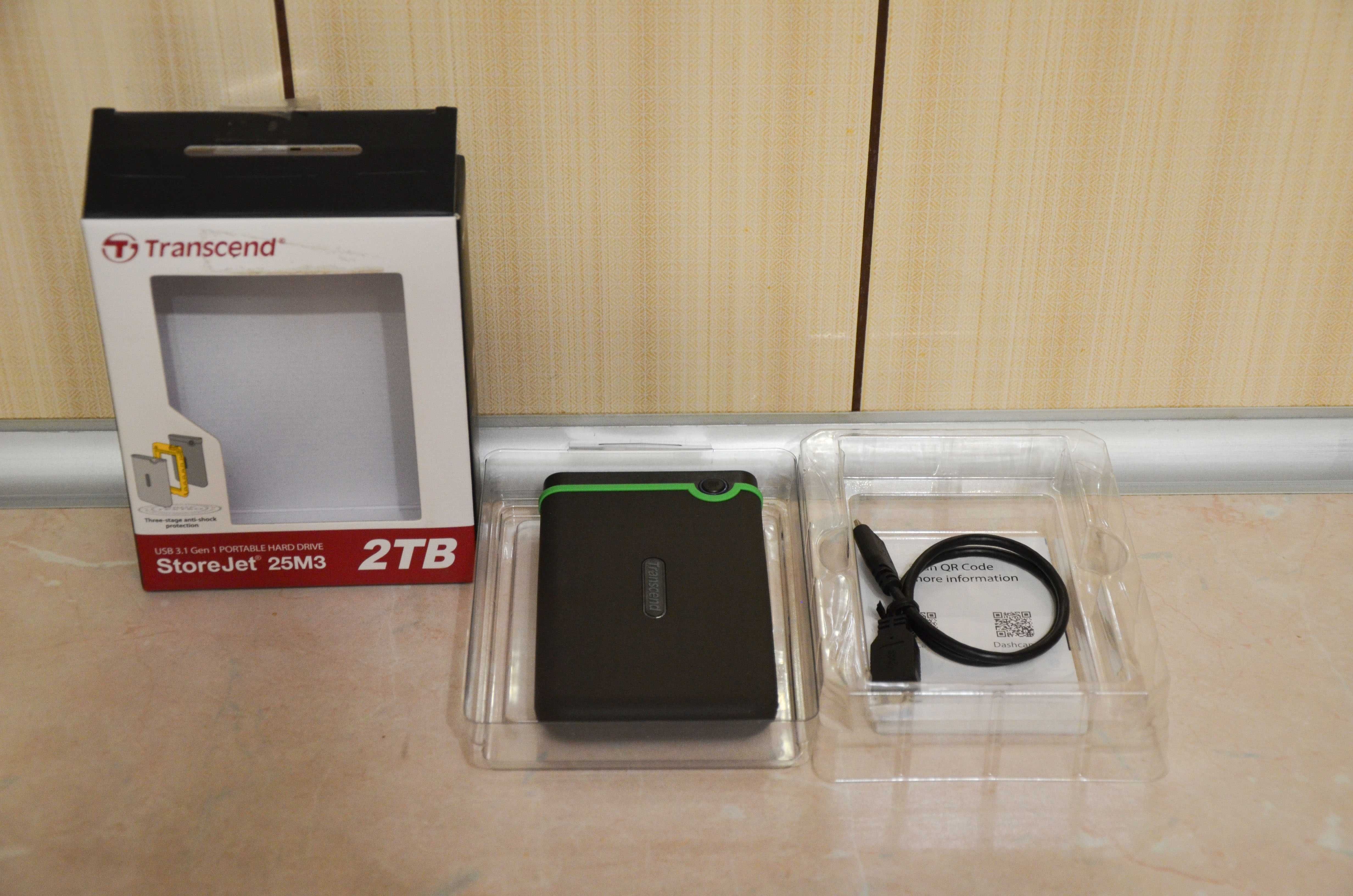 Жесткий диск Transcend StoreJet 25M3 2TB (TS2TSJ25M3) 2.5 USB 3.0