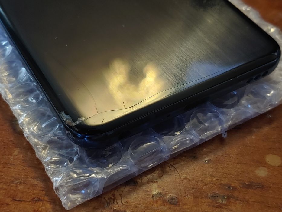 LG G8 Корпус телефона з екраном синій