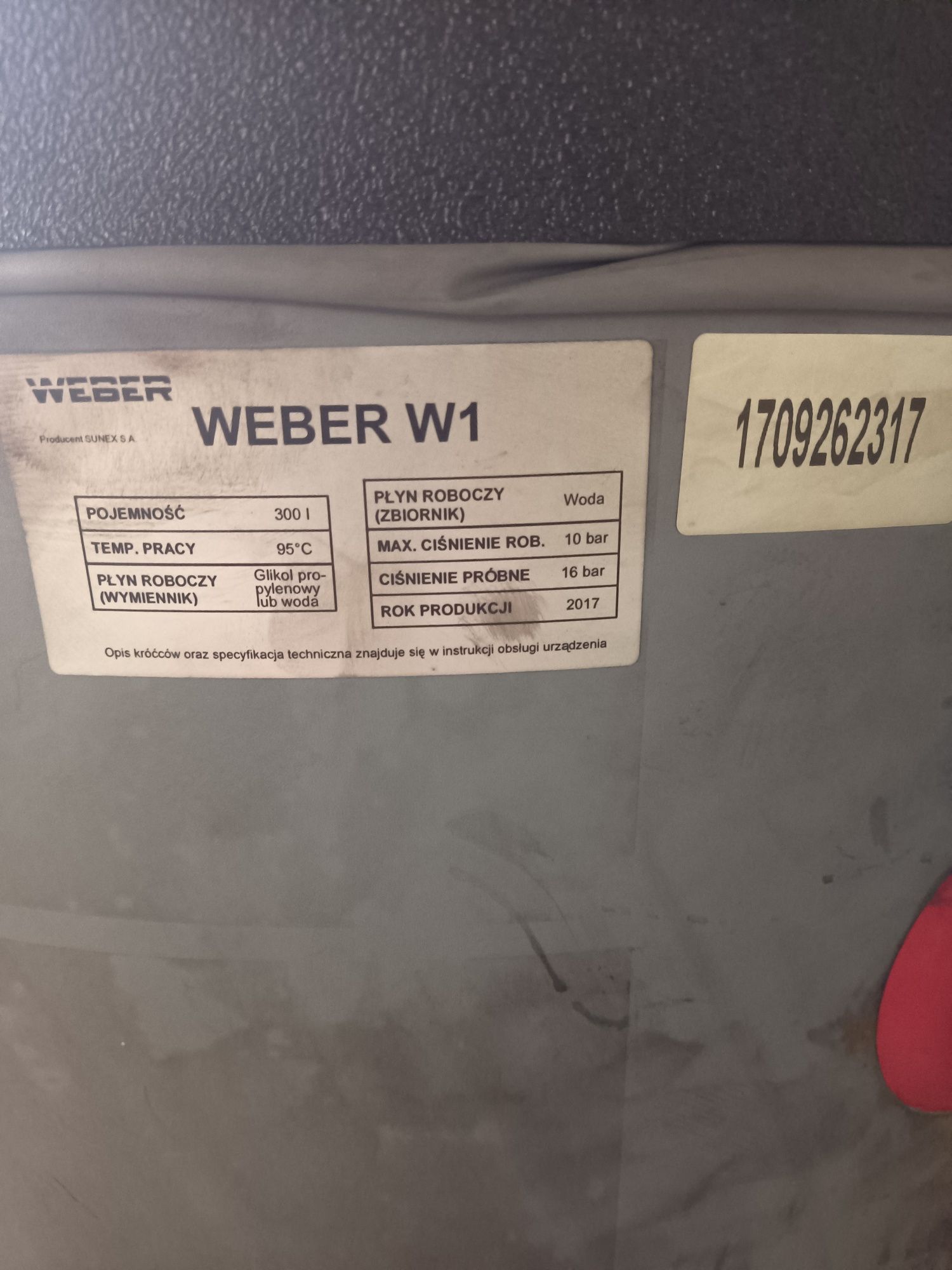 Bufor / Bojler 300 L Weber W 1