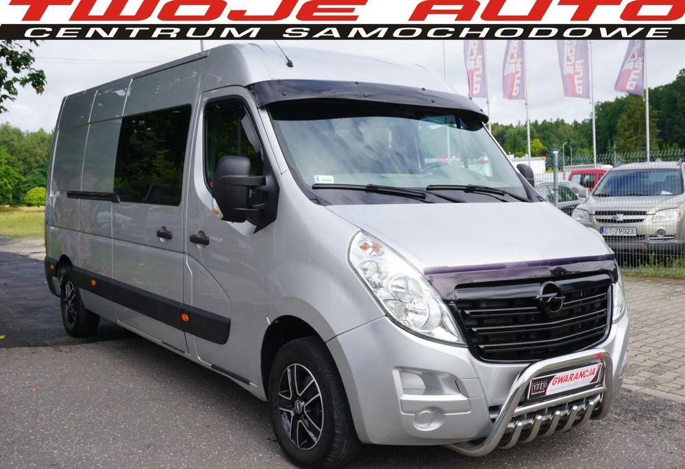 Opel Movano GWARANCJA 2.3CDTi 163PS Brygadówka 7miejsc Klimatyzacja HAK Zamiana