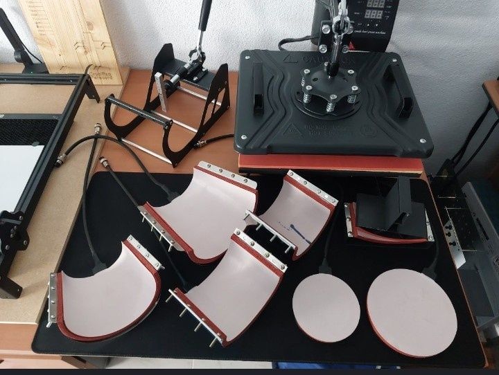 Prensa Térmica Multiusos + Impressora + Extras