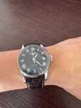 Czarny zegarek Longines Master Collection