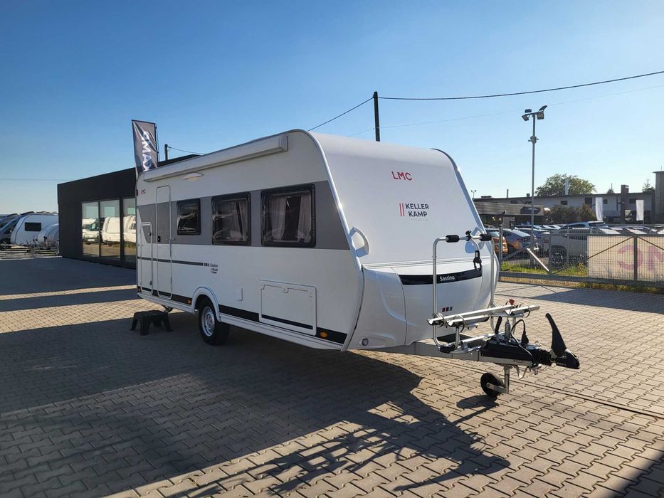 Wynajem przyczepa kempingowa 6 osobowa LMC Sassino 470 K DMC 1200 kg