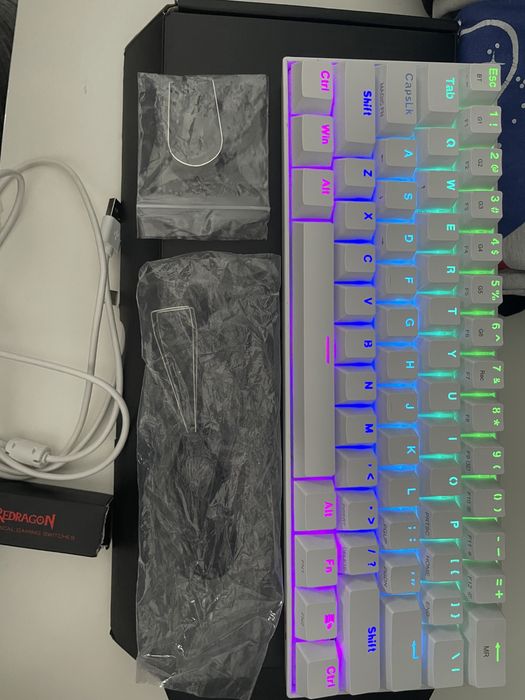 Klawiatura biała redragon k530 Brown switch