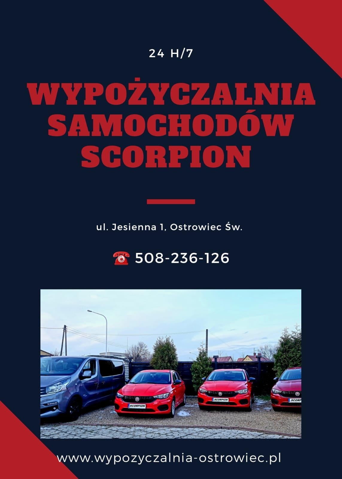 wypożyczalnia samochodów, wypożyczalnia przyczep, wynajem samochodów