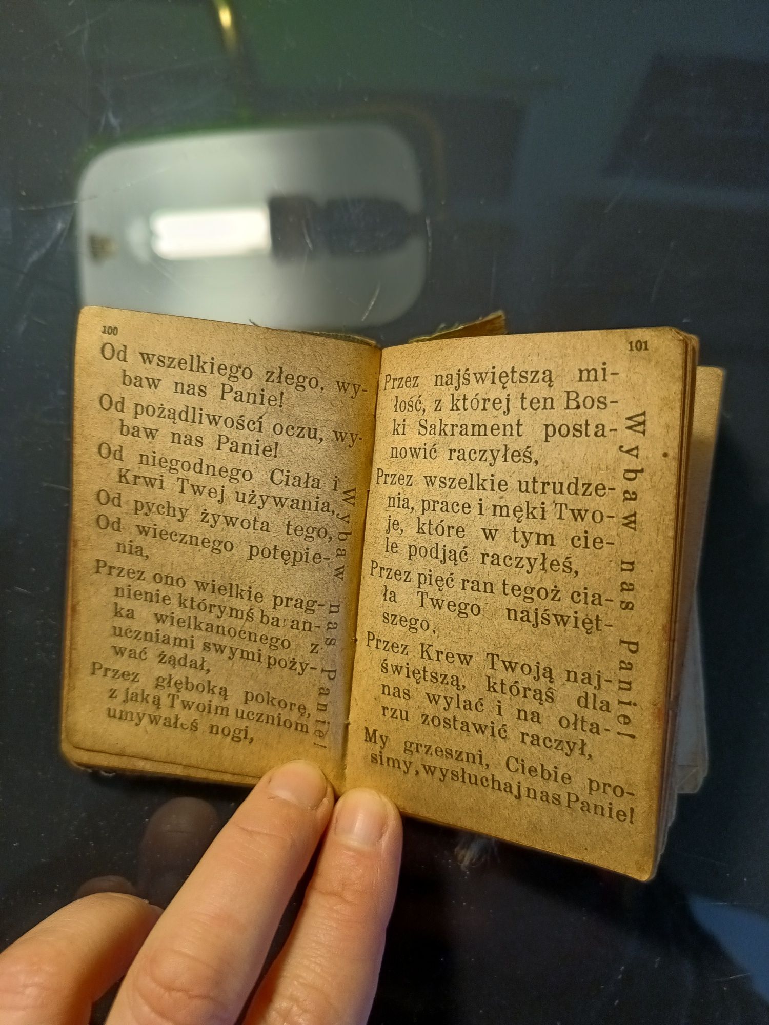 Stary modlitewnik, Najświętsze Serce Jezusa. J. Polski. 1927r.