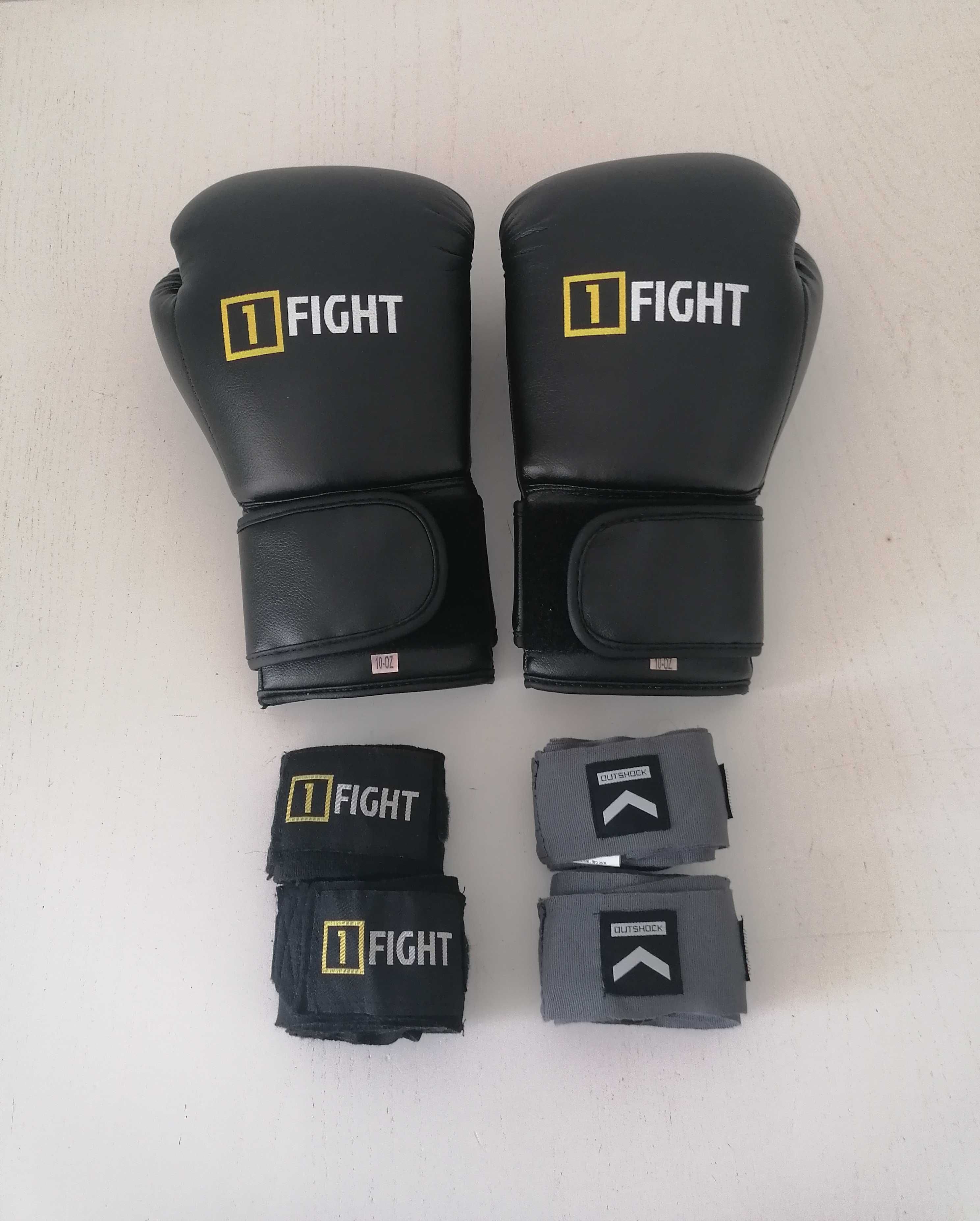Luvas de boxe + 4 fitas