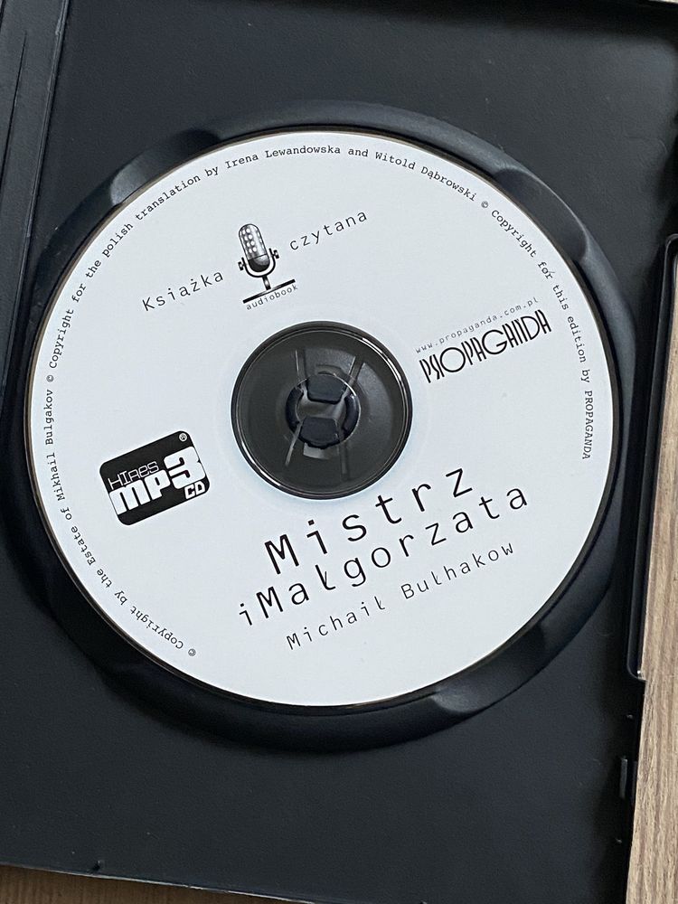Michał Bułhakow "Mistrz i Małgorzata" audiobook MP3