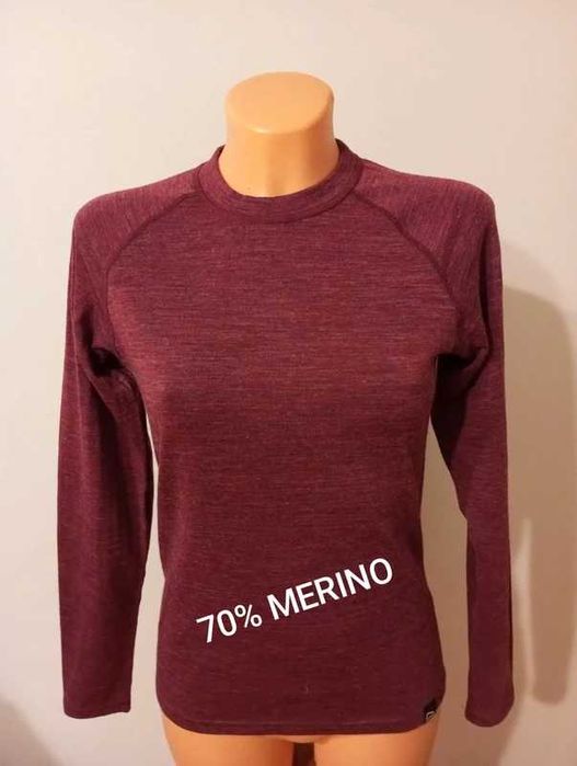 Norheim Dziewczęca-Młodzieżowa Koszulka 70%Merino rozm.164/14lat