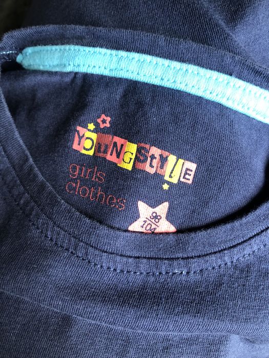 Koszulka dziewczęca na długi rękaw F&F 86