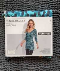 Tunika damska Tom&Rose S nowa niebieska bluzka