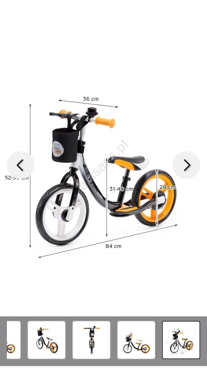 Bicicleta de equilíbrio  kinderkraft