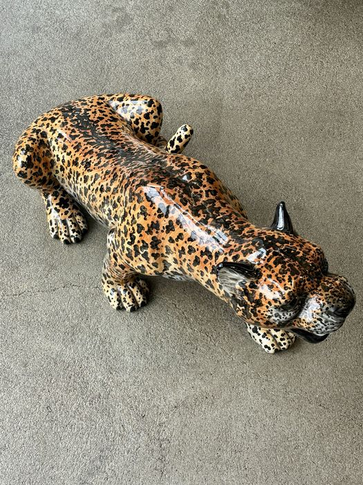 Rzeźba Figura Ogromny Gepard Włochy lata 1960
