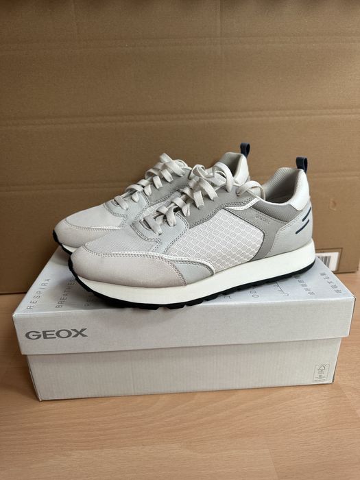 Białe szare czarne buty Geox 43