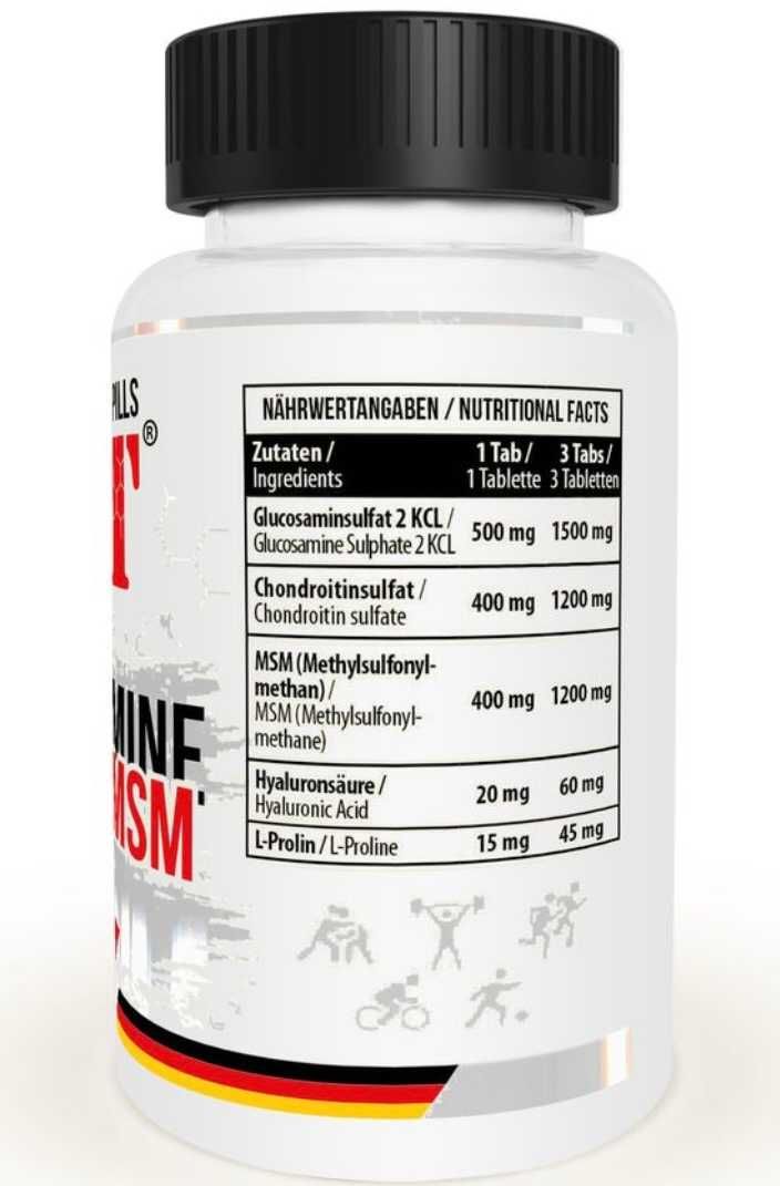 Потужний хондропротектор MST Glucosamine Chondroitin MSM +Prolin!