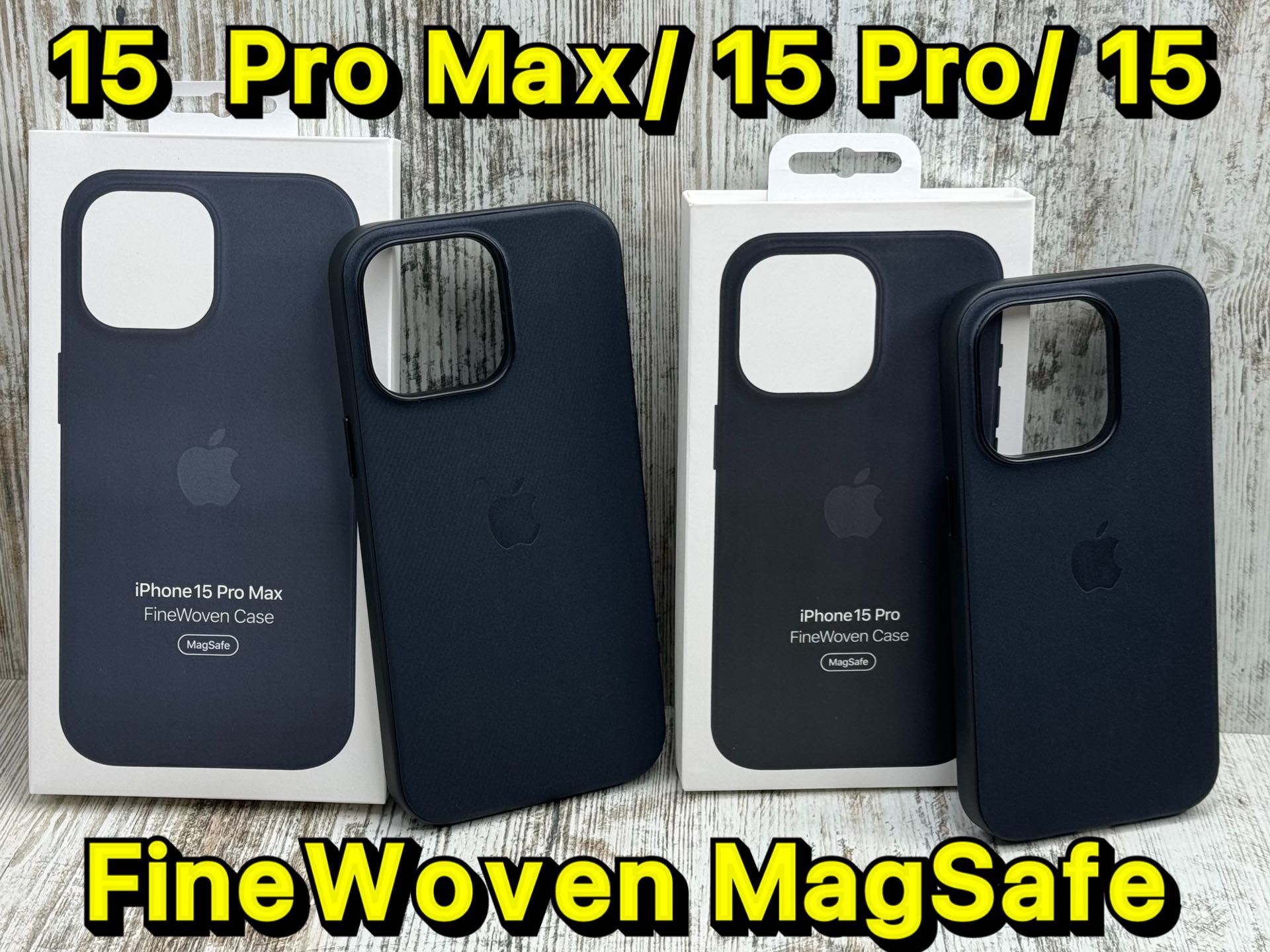 Чехол 1:1 Fine Woven MagSafe на iPhone 15/ 15 Pro/ 15 Pro Max