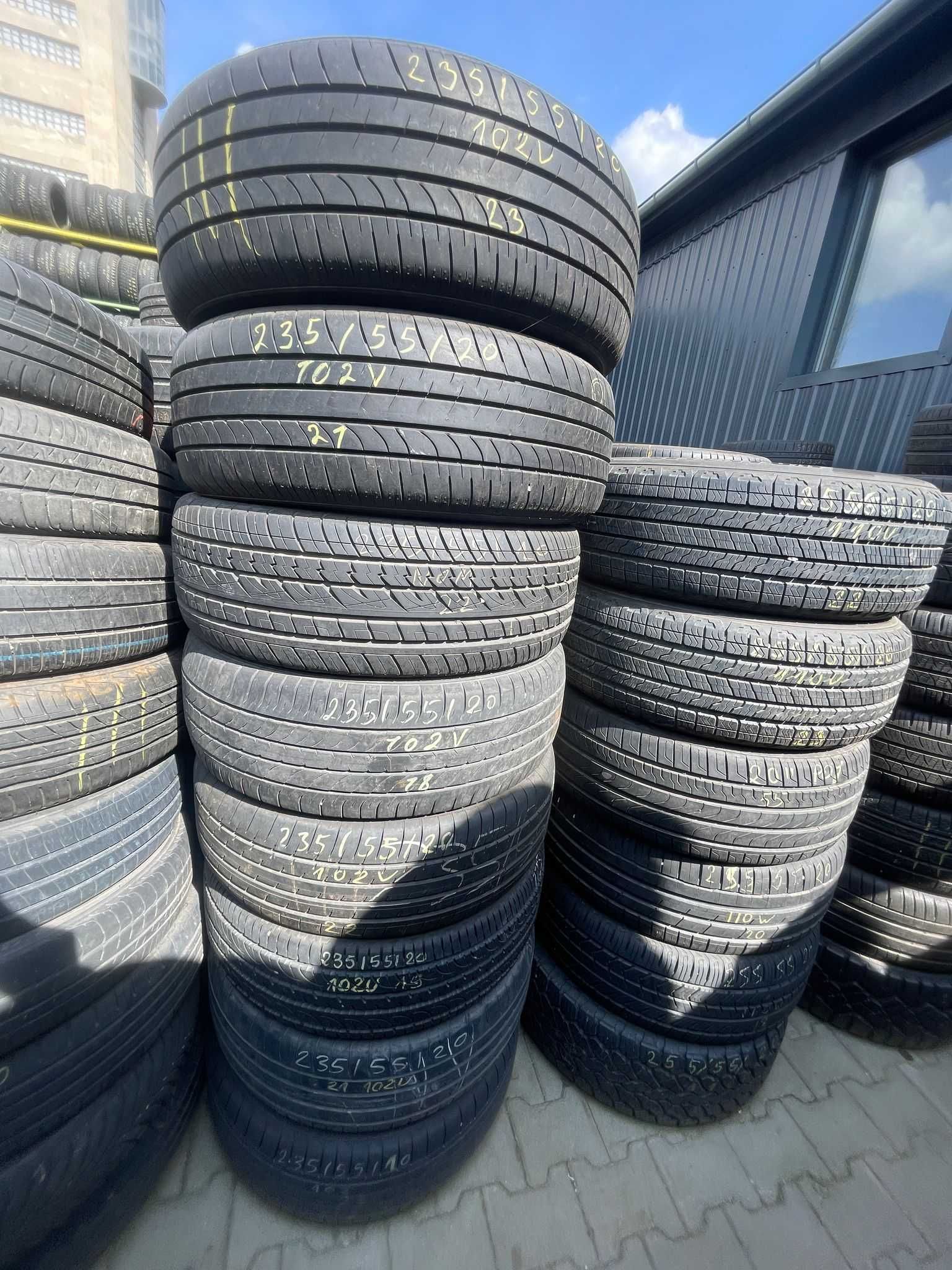 Opony pojedyncze 235/55R20 Michelin Continental Dunlop Pirelli