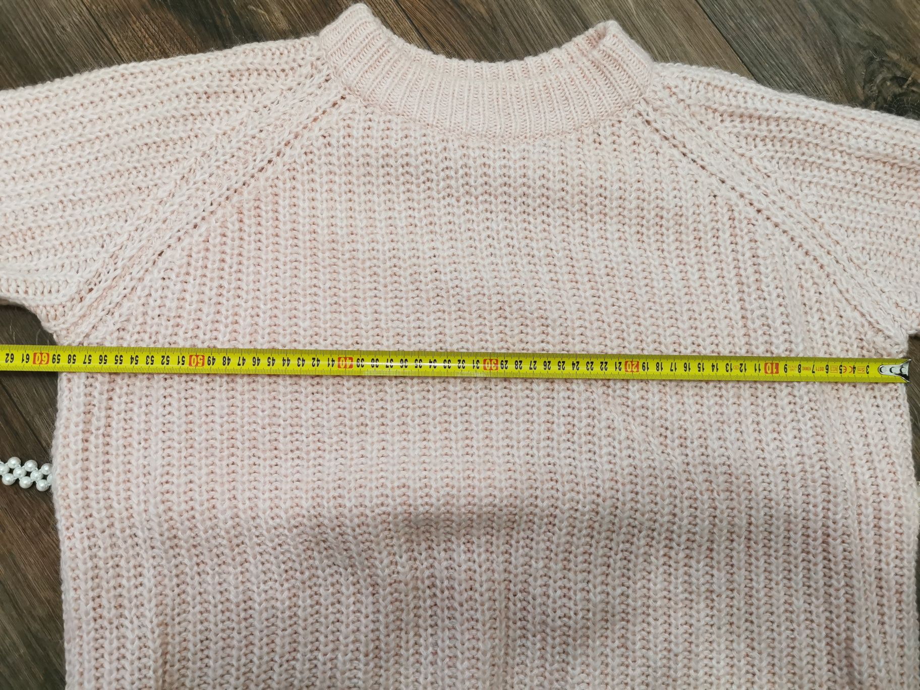 Długi sweter sweterek bluzka bluzeczka z długim rękawem XL 42