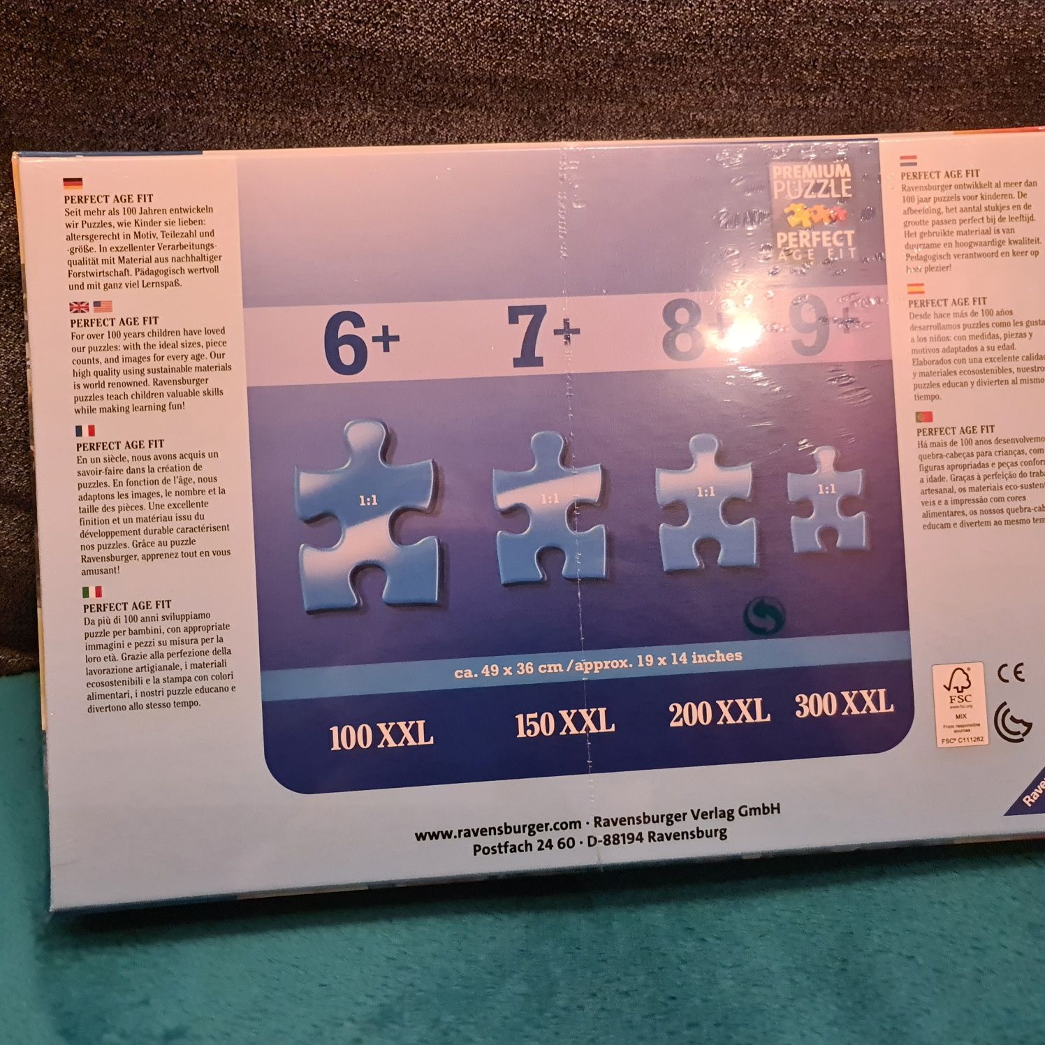Puzzle ravensburger 300 XXL nowe w foli