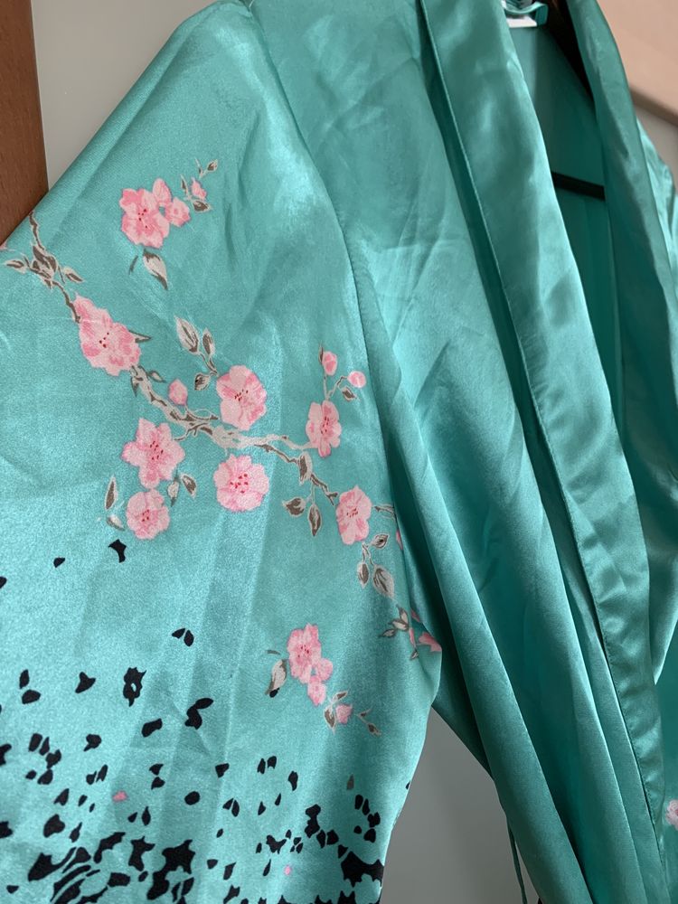 Женский шелковый халат кимоно H&M !