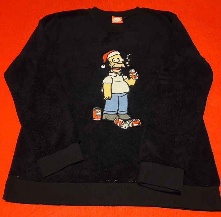 Трендовый меховый свитшот кофта Симпсоны Simpson p.M/L в идеале!