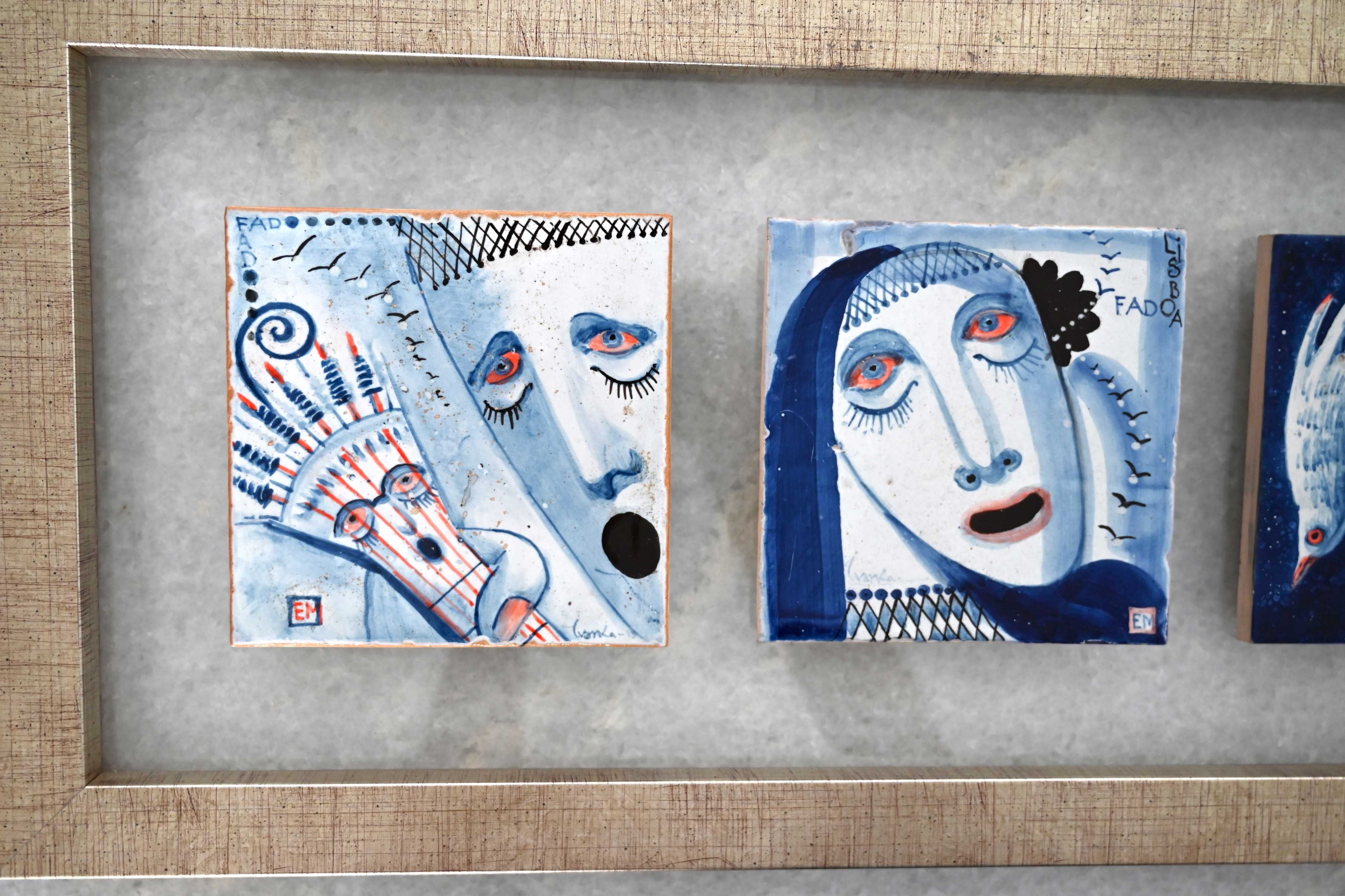 Triptico de Azulejos: Fado