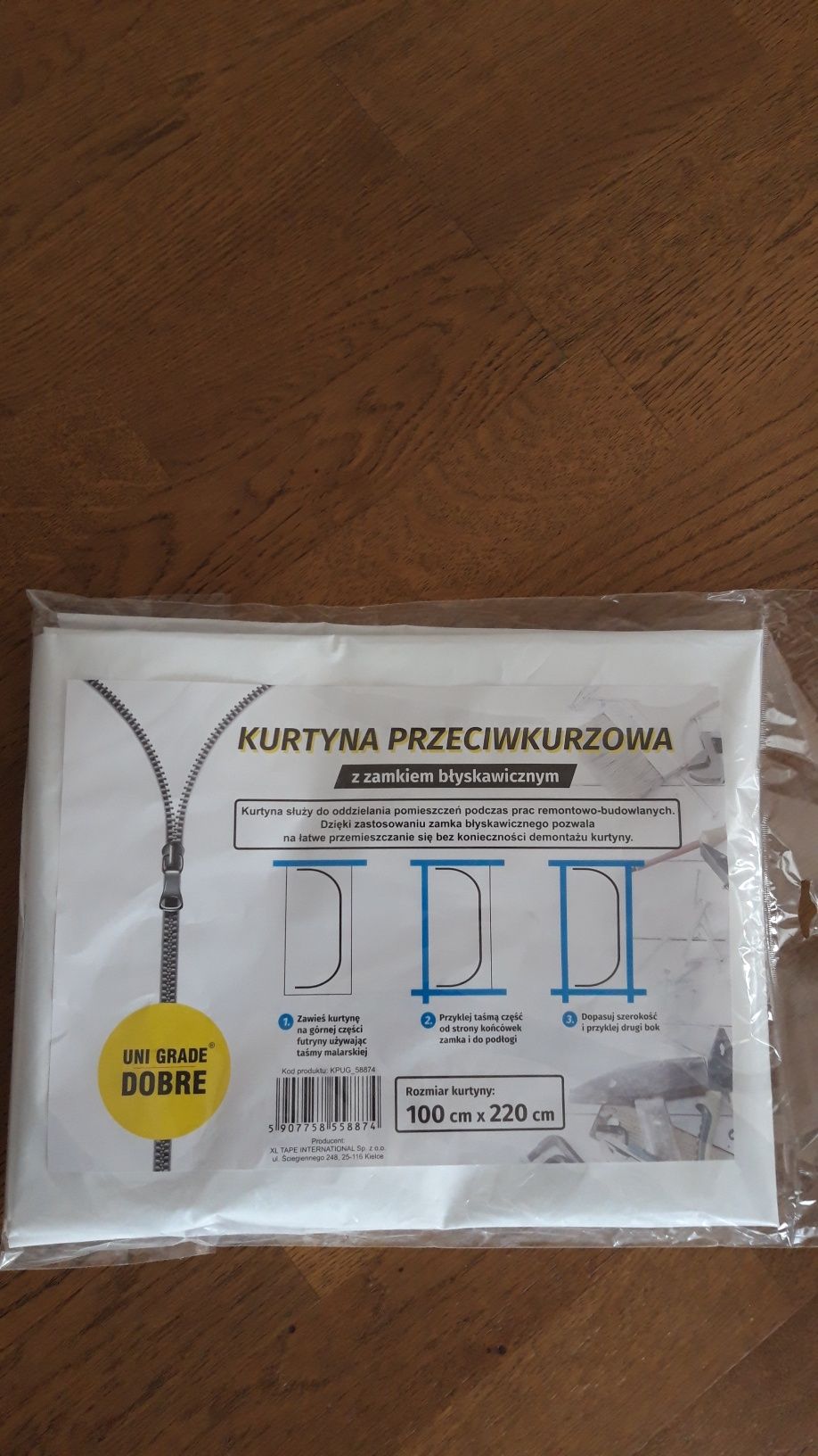 Kurtyna drzwi przeciwpyłowe