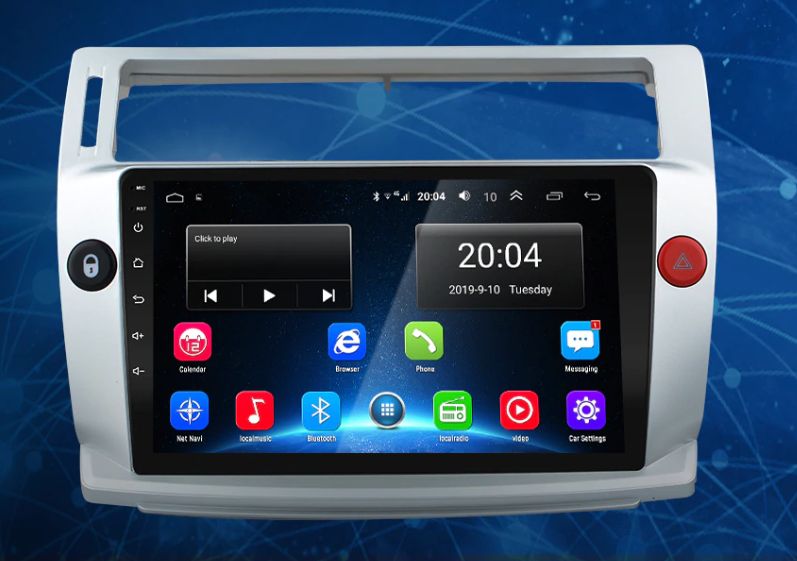 Radio nawigacja Android  Citroen C4 2004 do 2009 WiFi Bluetooth USB