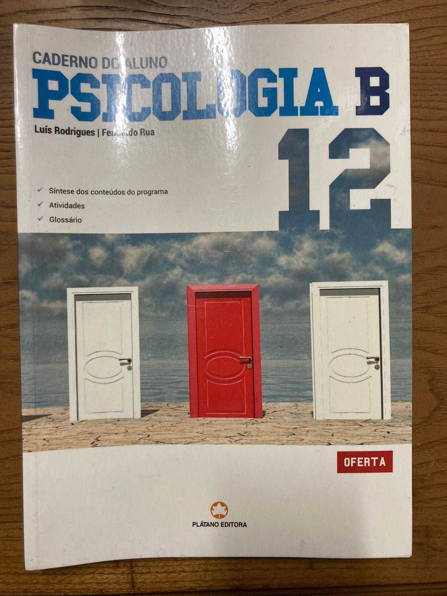 Manual Psicologia B + caderno do aluno (Platano Editores) - 12º Ano