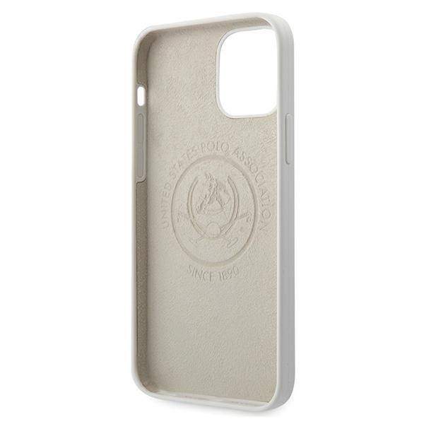 U.S. Polo Etui Silicone Hardcase do iPhone 12 Pro Max 6,7" - Biały