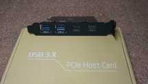 Плата розширення PCIe USB 3.0 Type-C