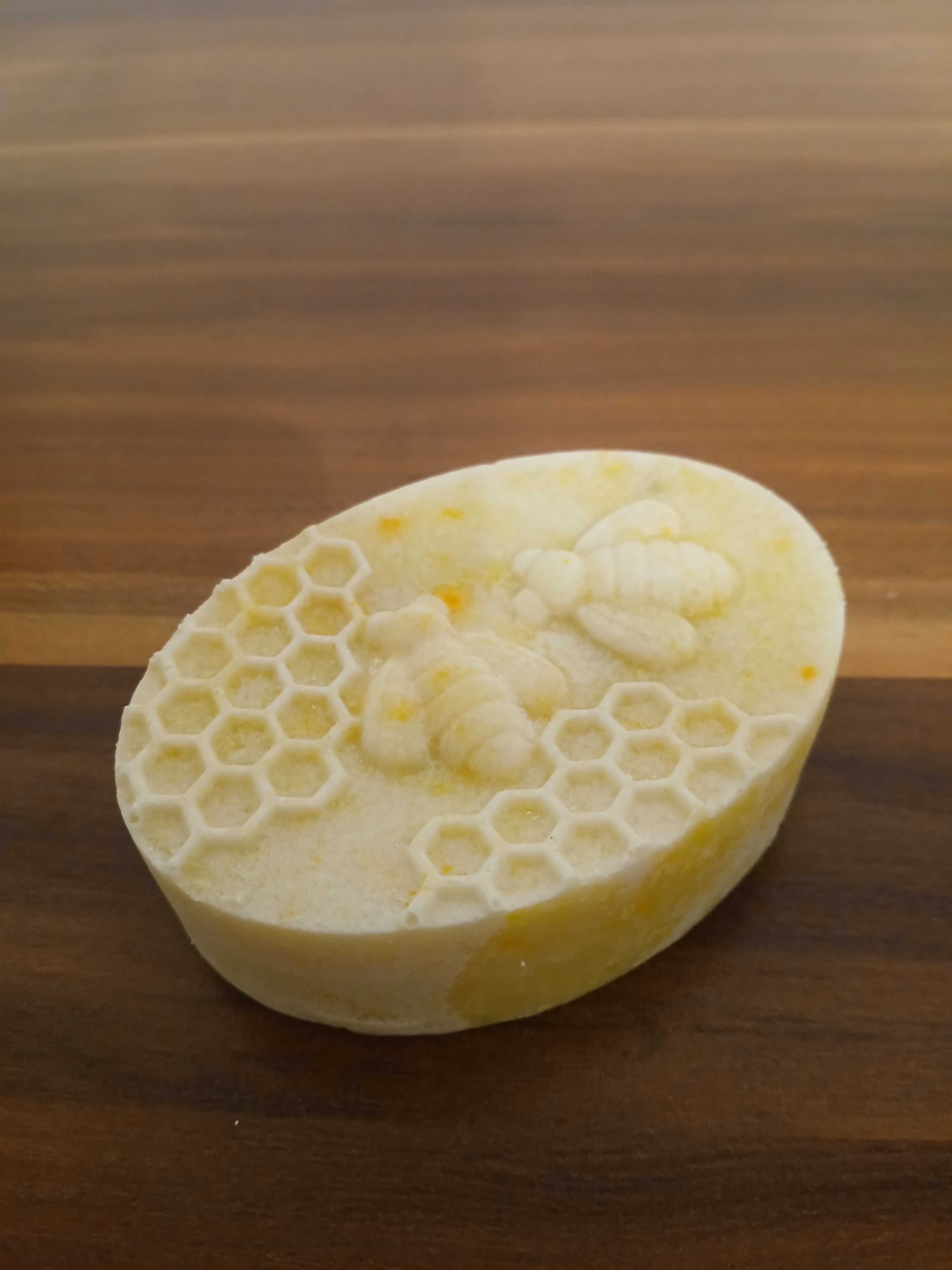 Świeca chrzest komunia - 100% naturalny wosk pszczeli DUŻA