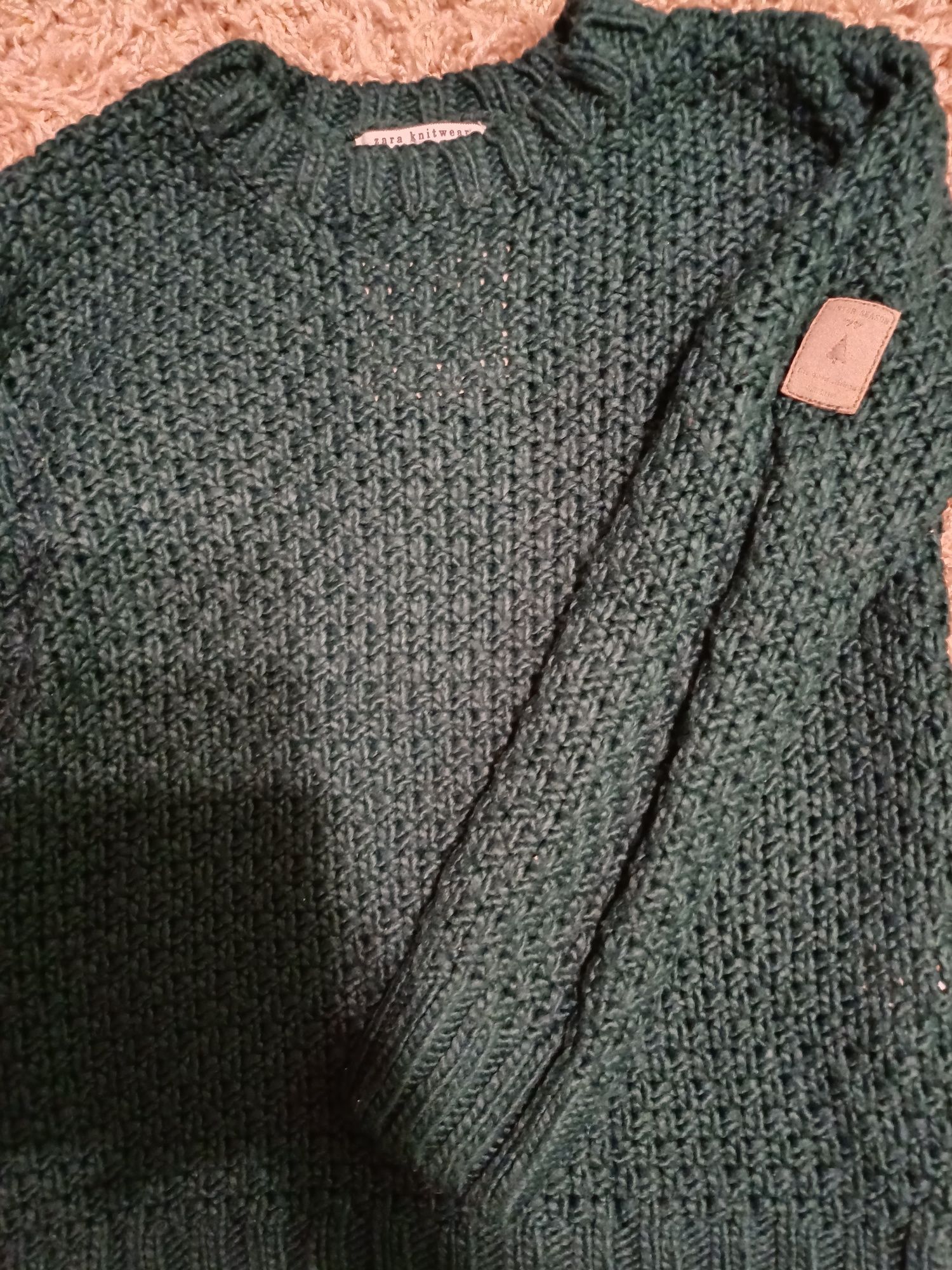 Sweter butelkowa zieleń 104