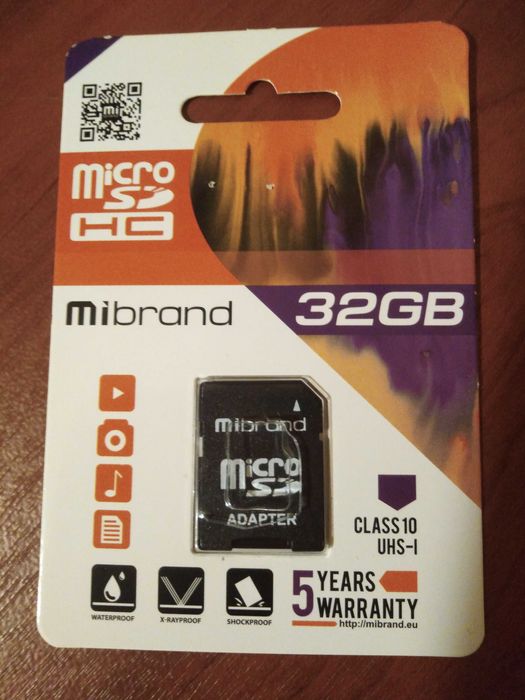 Карта памяти mibrand 32GB