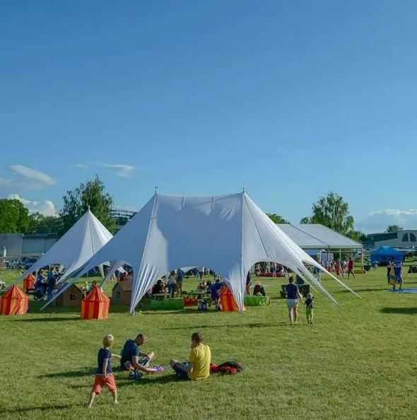 namiot eventowy typu gwiazda – wynajem na imprezy, eventy, festyny