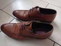 Buty Barker,eleganckie,skóra,brąz,rozm.43,wizytowe,półbuty