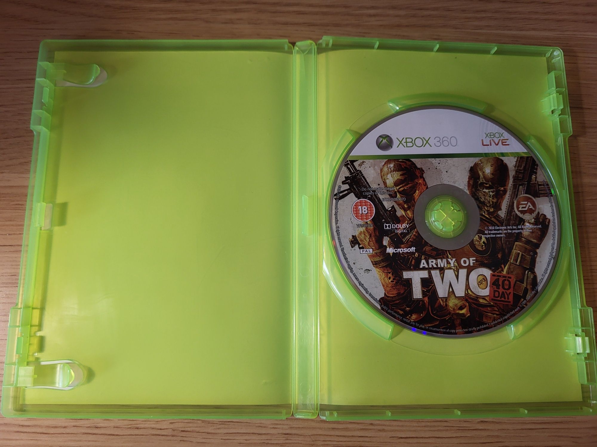 Army of Two the 40th day gra xbox 360
