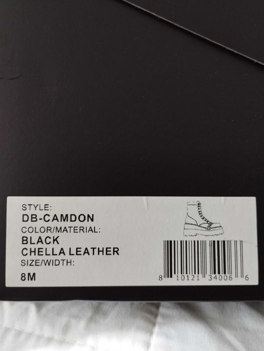 Шкіряні Готичні черевики D'amelio 38 39 розмір ботинки аниме