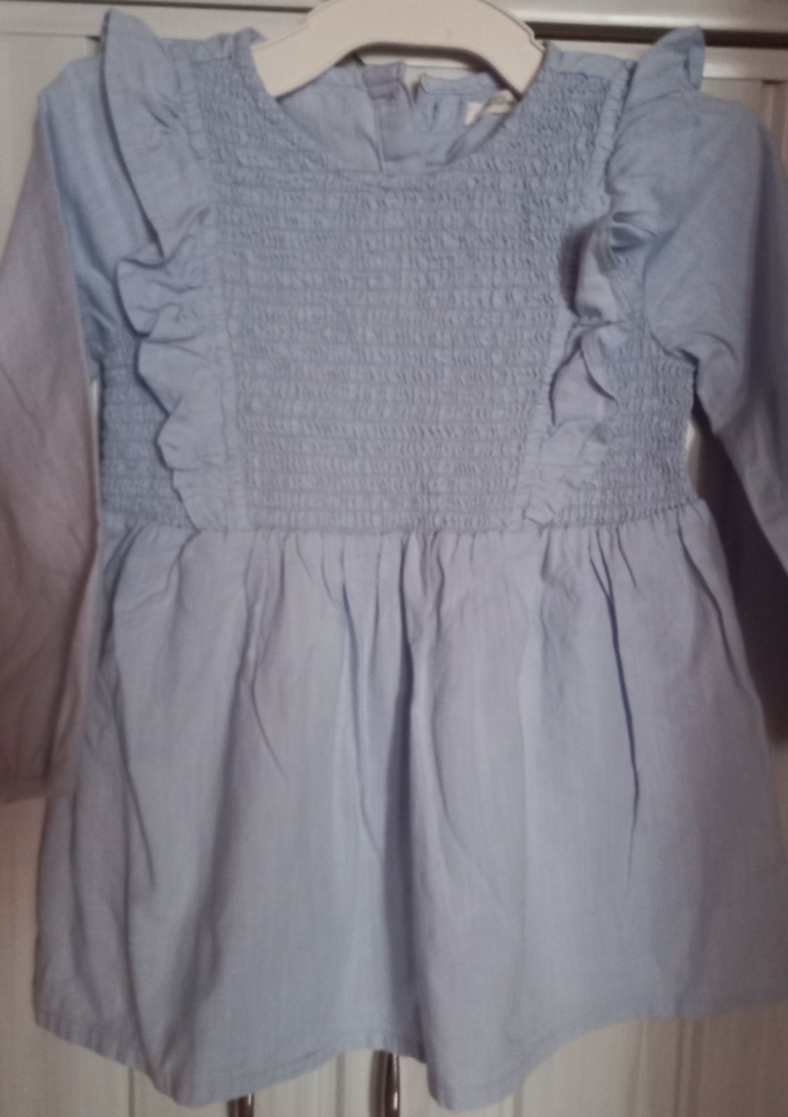 Sliczna blekitna sukienka dziewczeca Reserved 98 (do 104)
