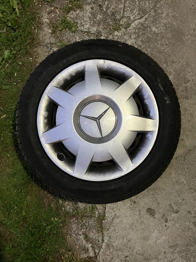 4 x Opony zimowe z felgi do Mercedesa B200 - 205/55R 16 91 H