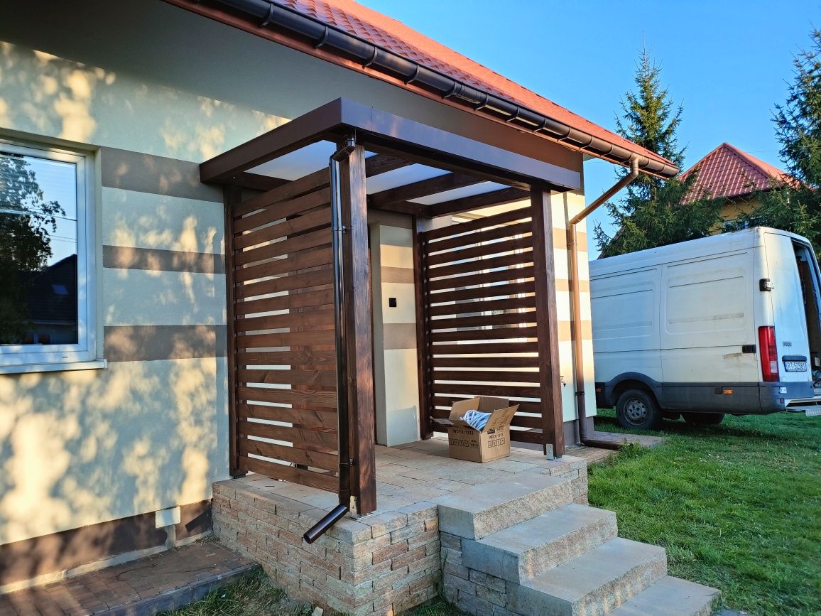 Zadaszenie tarasu! - Pergola! - Patio! - Altana - Obrotowe drabinki!