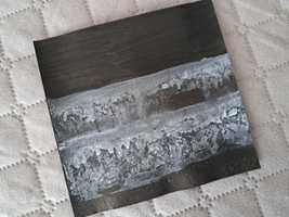 Pintura original a aguarela - efeito atmosférico - 12 x 12 cm - NOVO