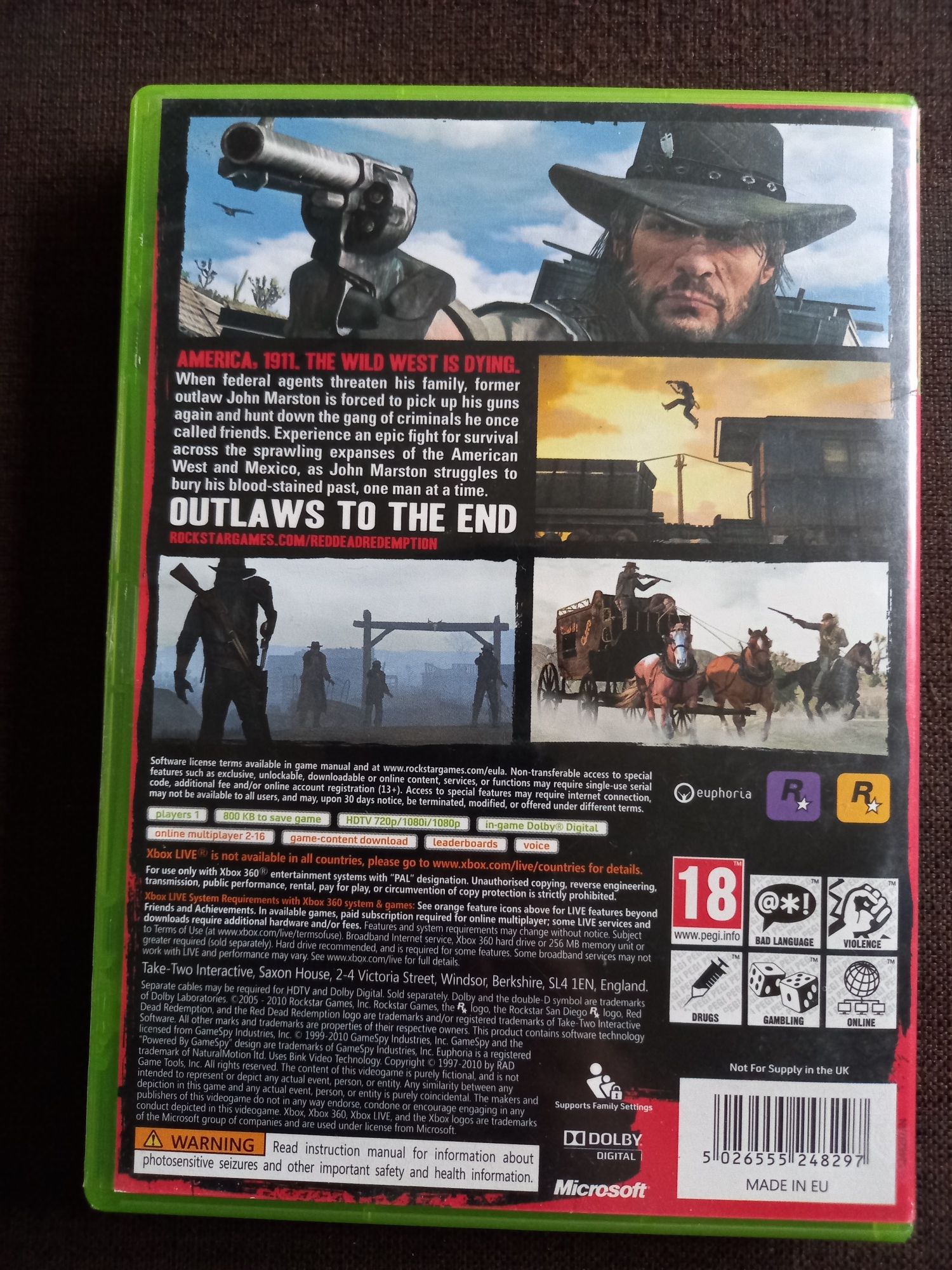 Gra Red Dead Redemption na xbox 360